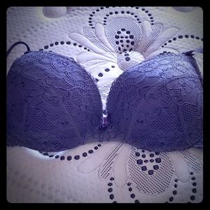 Torrid purple lace push up bra